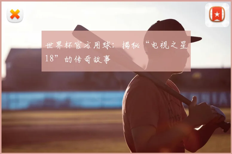 世界杯官方用球:揭秘“电视之星18”的传奇故事