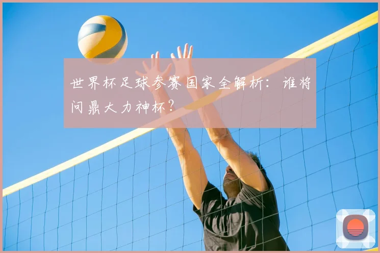 世界杯足球参赛国家全解析：谁将问鼎大力神杯？